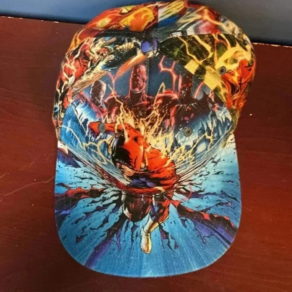 BIOWORLD MARVEL FLASH TRUCKER HAT ONE SIZE FITS MOST NEW/ NEW CONDITION … - Picture 3 of 13